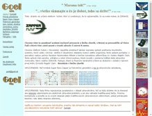 Tablet Screenshot of goel.sk